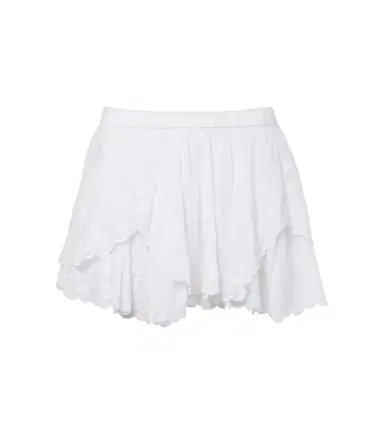 Marant Étoile Layale ruffled cotton shorts | Thumbnail 1