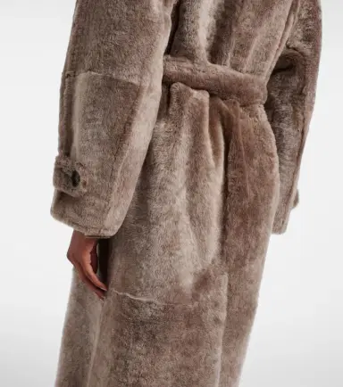 Brunello Cucinelli Shearling wrap coat | Thumbnail 5 Brunello Cucinelli Shearling wrap coat | Thumbnail 5