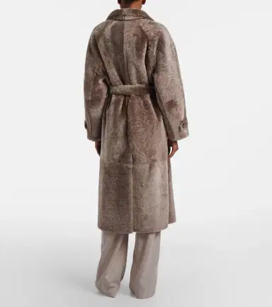 Brunello Cucinelli Shearling wrap coat | Thumbnail 6 Brunello Cucinelli Shearling wrap coat | Thumbnail 6