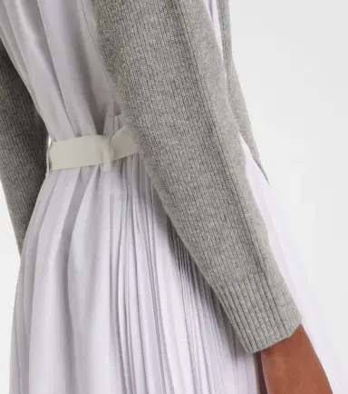 Sacai Layered turtleneck midi dress | Thumbnail 2