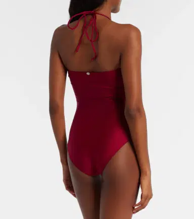 Adriana Degreas Beaded halterneck swimsuit | Thumbnail 2
