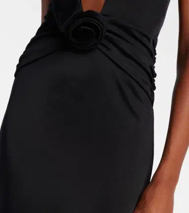 Adriana Degreas Floral-appliqué halterneck maxi dress | Thumbnail 2
