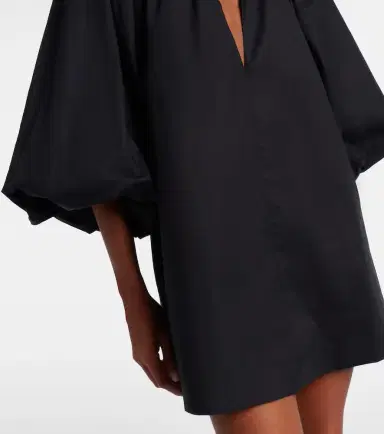 ADRIANA DEGREAS Puff-sleeve cotton-blend minidress | Thumbnail 5 ADRIANA DEGREAS Puff-sleeve cotton-blend minidress | Thumbnail 5