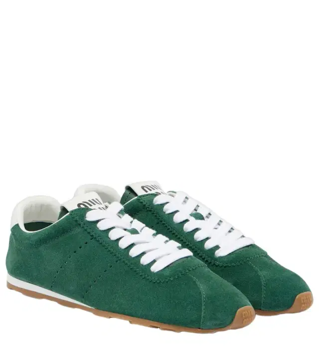 Miu Miu Plume suede sneakers