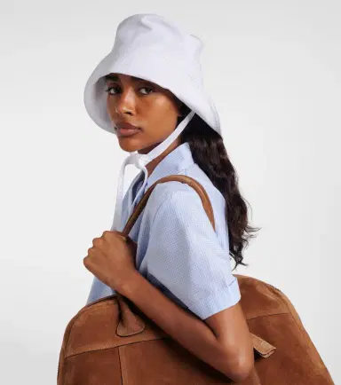 Miu Miu Cotton poplin bucket hat | Thumbnail 5