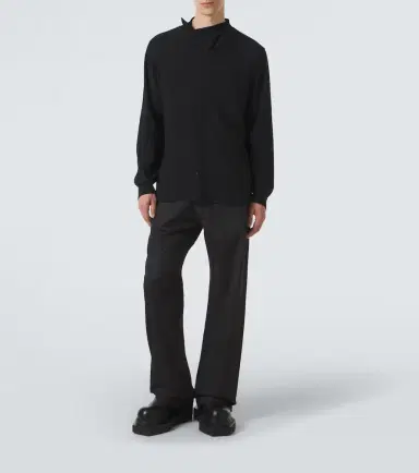 Rick Owens Island draped cady shirt | Thumbnail 6 Rick Owens Island draped cady shirt | Thumbnail 6