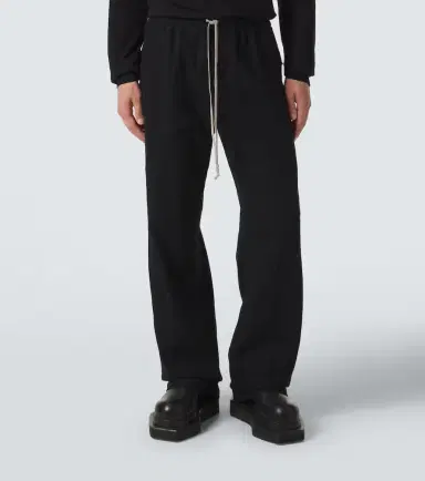 Rick Owens Dietrich cotton and wool wide-leg pants | Thumbnail 2 Rick Owens Dietrich cotton and wool wide-leg pants | Thumbnail 2