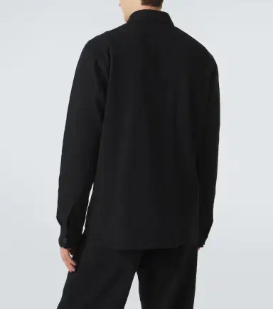 Rick Owens Work cotton and wool flannel shirt | Thumbnail 2 Rick Owens Work cotton and wool flannel shirt | Thumbnail 2