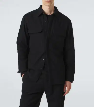 Rick Owens Work cotton and wool flannel shirt | Thumbnail 4 Rick Owens Work cotton and wool flannel shirt | Thumbnail 4