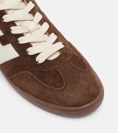 Hogan H647 leather-trimmed suede sneakers | Thumbnail 4