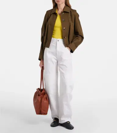 Loewe Flamenco Large leather clutch | Thumbnail 5