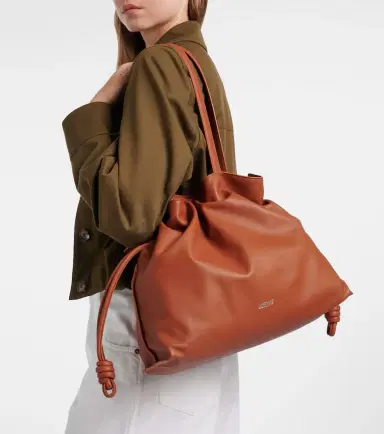 Loewe Flamenco Large leather clutch | Thumbnail 6
