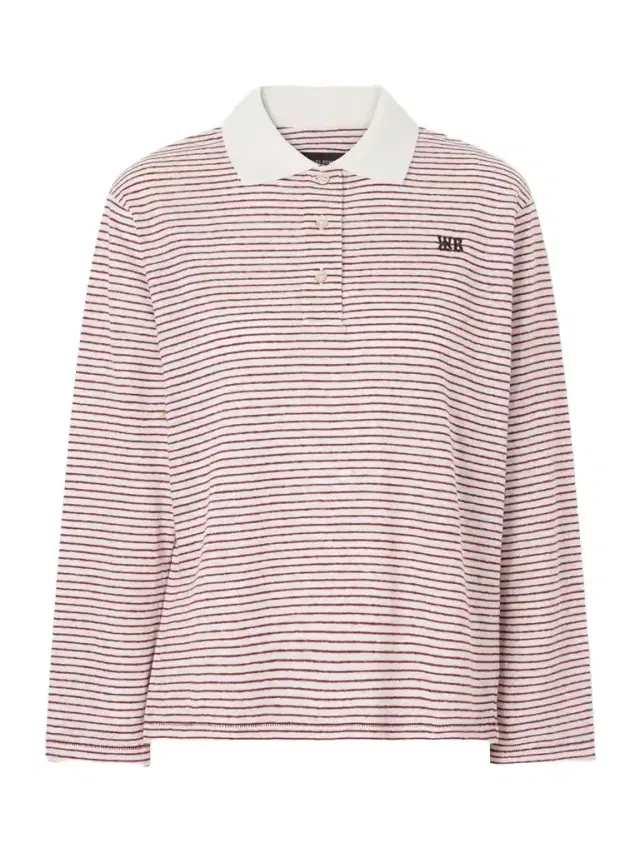 Trust Logo-embroidered Striped Cotton And Linen-blend Polo T-shirt