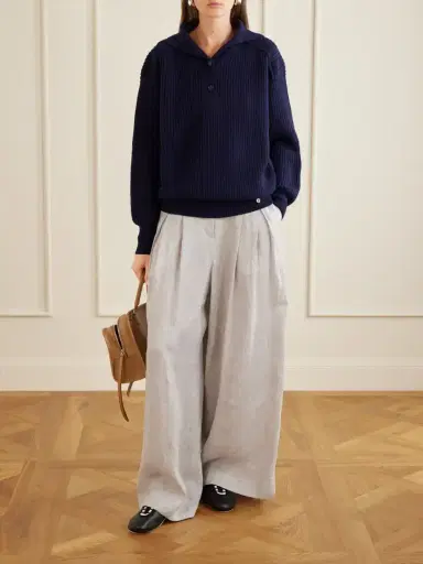 Stella McCartney Ribbed-knit Cashmere And Wool-blend Turtleneck Sweater | Thumbnail 2