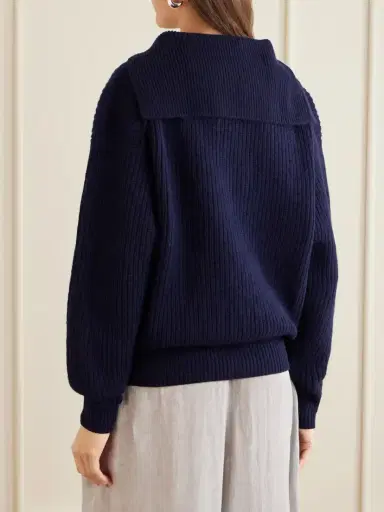 Stella McCartney Ribbed-knit Cashmere And Wool-blend Turtleneck Sweater | Thumbnail 3