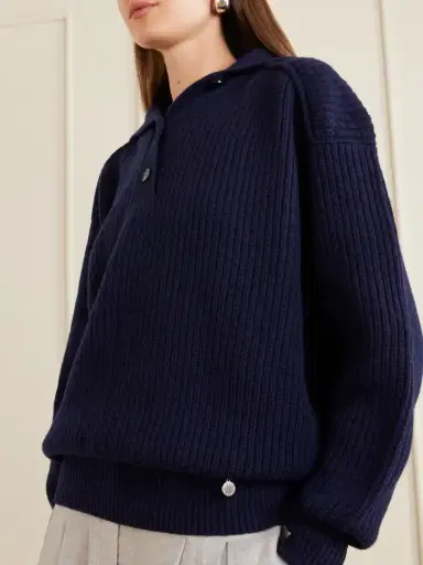 Stella McCartney Ribbed-knit Cashmere And Wool-blend Turtleneck Sweater | Thumbnail 4