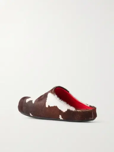 Marni Fussbett Calf Hair Clogs | Thumbnail 3
