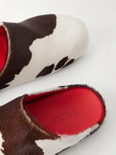 Marni Fussbett Calf Hair Clogs | Thumbnail 5