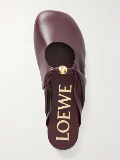 Loewe Pebble Embellished Leather Mules | Thumbnail 6 Loewe Pebble Embellished Leather Mules | Thumbnail 6