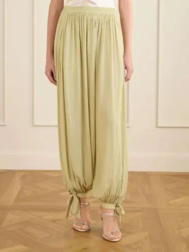 Chloé Satin Tapered Pants | Thumbnail 3