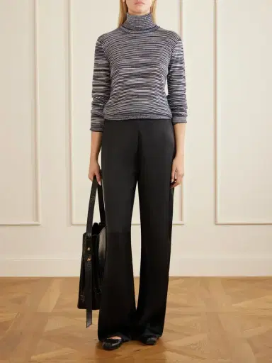 Missoni Striped Cashmere And Wool-blend Turtleneck Sweater | Thumbnail 2 Missoni Striped Cashmere And Wool-blend Turtleneck Sweater | Thumbnail 2