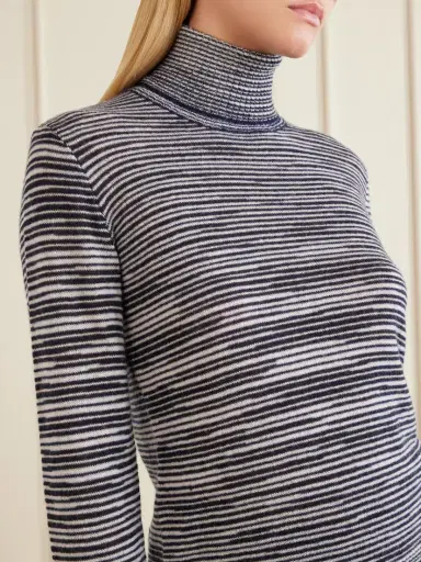 Missoni Striped Cashmere And Wool-blend Turtleneck Sweater | Thumbnail 5 Missoni Striped Cashmere And Wool-blend Turtleneck Sweater | Thumbnail 5