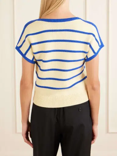 Loewe Anagram-embroidered Striped Cotton And Wool-blend Sweater | Thumbnail 4 Loewe Anagram-embroidered Striped Cotton And Wool-blend Sweater | Thumbnail 4