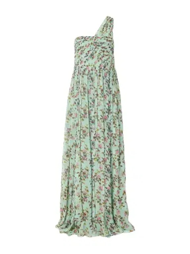 Ulla Johnson Aureline One Shoulder Silk Dress | Thumbnail 1