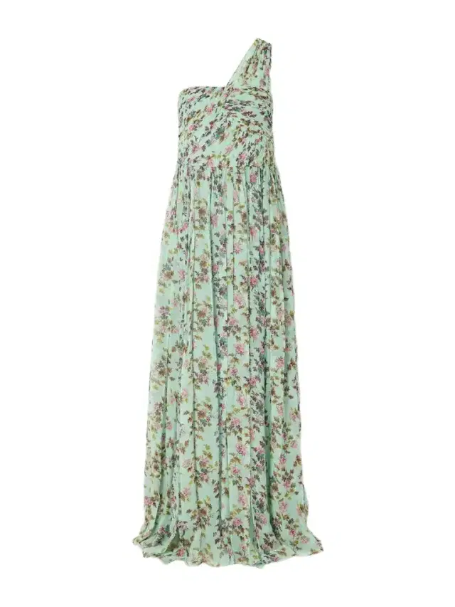 Ulla Johnson Aureline One Shoulder Silk Dress