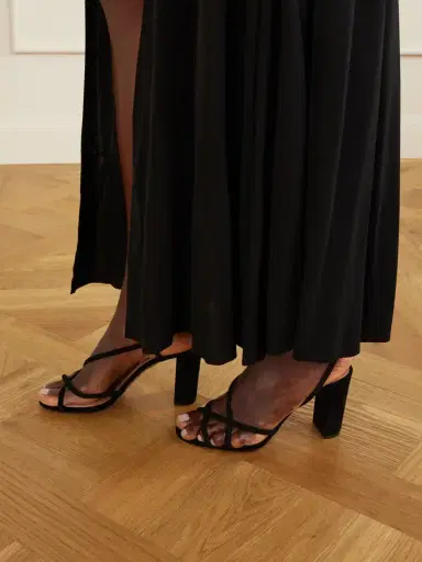 Aquazzura Horizon 85 Strap Suede Leather Sandal | Thumbnail 2 Aquazzura Horizon 85 Strap Suede Leather Sandal | Thumbnail 2