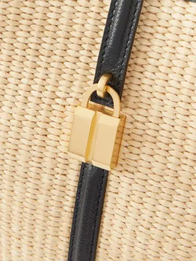 DeMellier The Siena Leather-trimmed Raffia Shoulder Bag | Thumbnail 5 DeMellier The Siena Leather-trimmed Raffia Shoulder Bag | Thumbnail 5