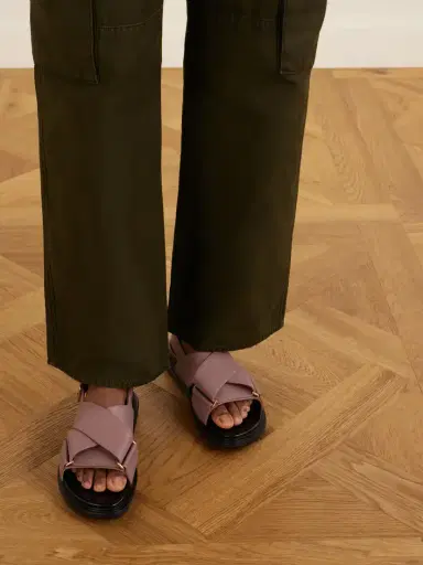 Marni Fussbett Two-tone Leather Slingback Sandals | Thumbnail 2