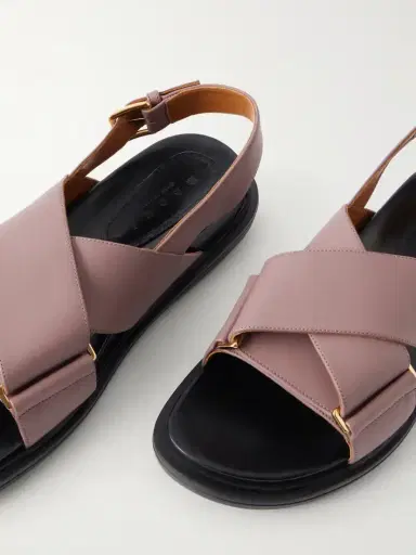 Marni Fussbett Two-tone Leather Slingback Sandals | Thumbnail 5