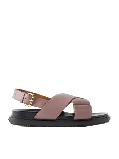 Marni Fussbett Two-tone Leather Slingback Sandals | Thumbnail 1