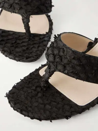 CHRISTEN Helix 75 Leather Thong Sandals | Thumbnail 5