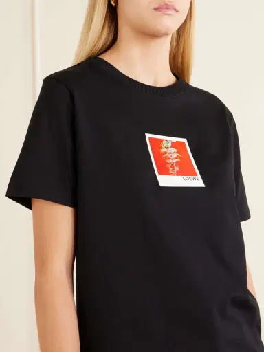 Loewe Appliquéd Cotton-jersey T-shirt | Thumbnail 4 Loewe Appliquéd Cotton-jersey T-shirt | Thumbnail 4