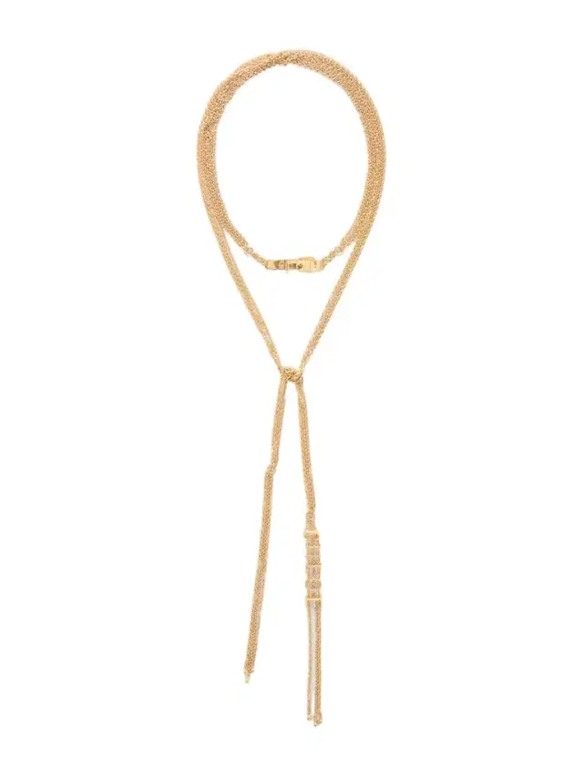 Chloé Logo-embellished Gold-tone Necklace