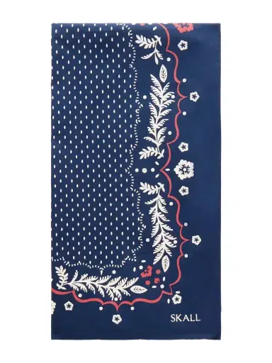 SKALL Juniper Printed Organic Cotton Scarf | Thumbnail 1 SKALL Juniper Printed Organic Cotton Scarf | Thumbnail 1
