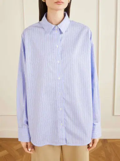 Anine Bing Essie Striped Cotton-poplin Shirt | Thumbnail 3 Anine Bing Essie Striped Cotton-poplin Shirt | Thumbnail 3