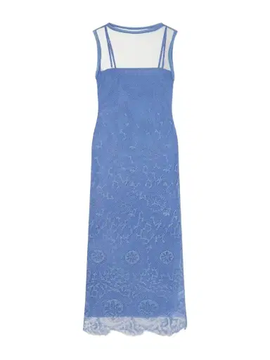 SIR. Leif Embroidered Tulle Midi Dress | Thumbnail 1