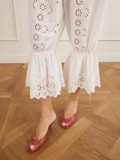Chloé Ruched Tpu Mules | Thumbnail 2