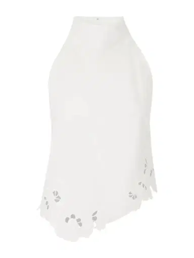 SIR. Klara Broderie Anglaise Cotton Turtleneck Top | Thumbnail 1 SIR. Klara Broderie Anglaise Cotton Turtleneck Top | Thumbnail 1