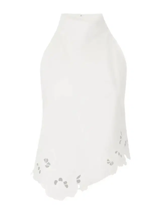 Klara Broderie Anglaise Cotton Turtleneck Top