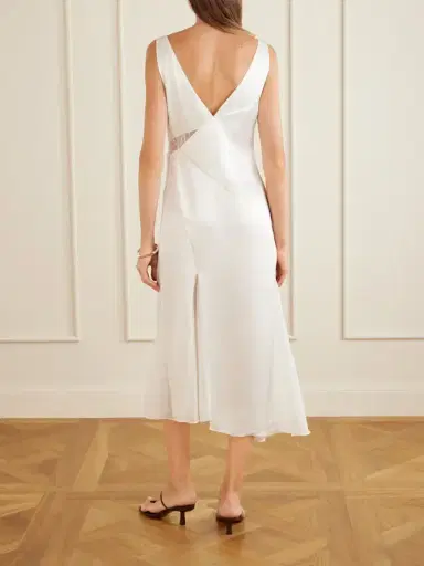 SIR. Ingrid Chiffon Midi Dress | Thumbnail 3 SIR. Ingrid Chiffon Midi Dress | Thumbnail 3