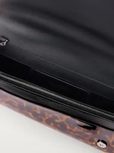 Roger Vivier Belle Vivier Tortioseshell Coated-woven Clutch | Thumbnail 6 Roger Vivier Belle Vivier Tortioseshell Coated-woven Clutch | Thumbnail 6