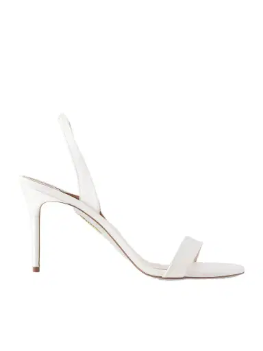 Aquazzura So Nude 85 Satin Slingback Sandals | Thumbnail 1 Aquazzura So Nude 85 Satin Slingback Sandals | Thumbnail 1