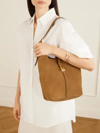 DeMellier The Siena Suede Shoulder Bag | Thumbnail 2 DeMellier The Siena Suede Shoulder Bag | Thumbnail 2