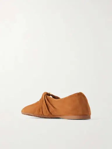 Loewe Pebble Embellished Suede Flats | Thumbnail 3