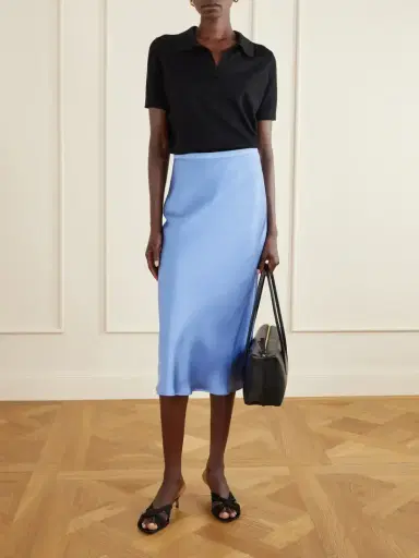 Anine Bing Bar Silk-charmeuse Maxi Skirt | Thumbnail 2