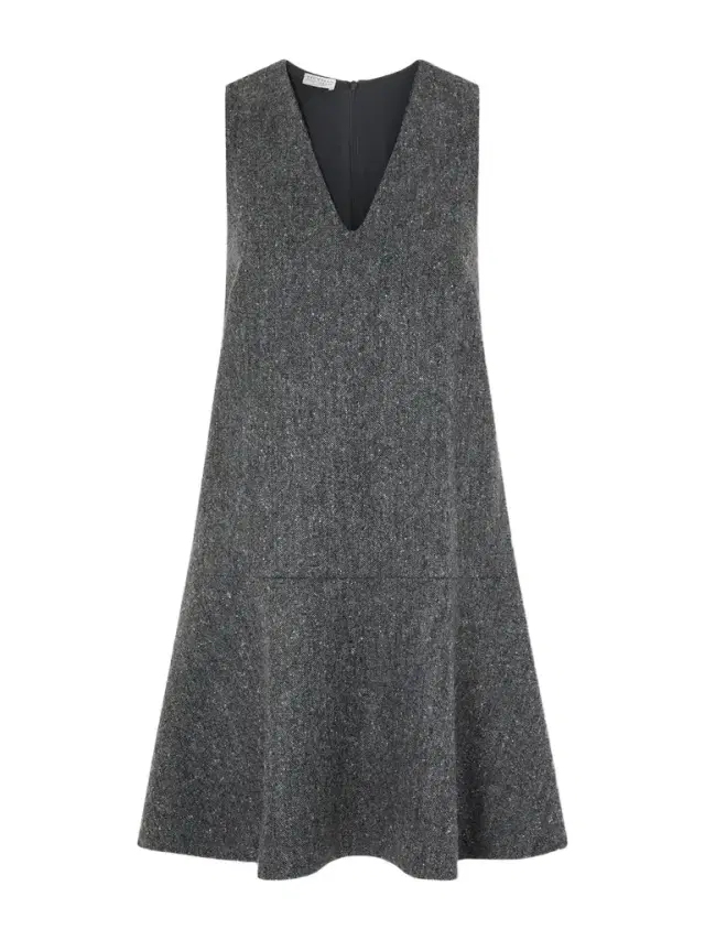 Brunello Cucinelli Wool-blend Mini Dress